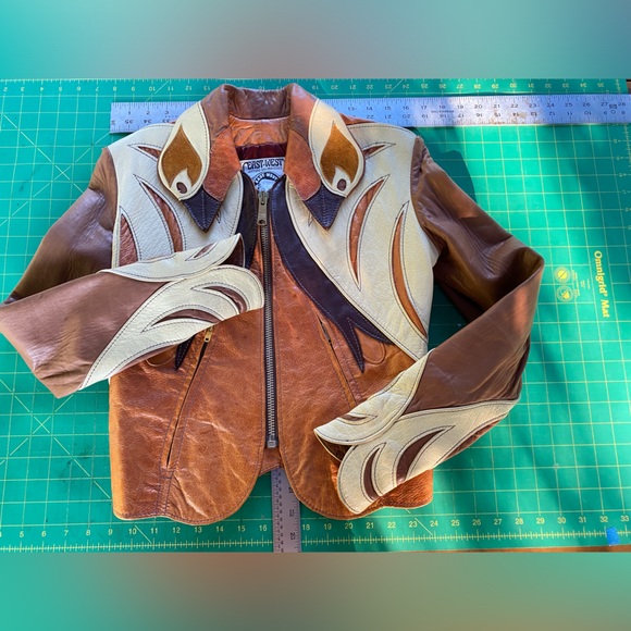 Vintage East West Musical Instruments Co. San Francisco Leather “Parrot” Jacket - Picture 8 of 13